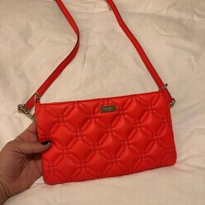 Kate Spade bright pink crossbody purse
